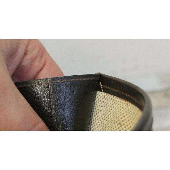 AUTHENTIC HERMÈS JIGE FRANCE BROWN GENUINE LEATHER H LOGO FRONT CLUTCH HANDBAG - Picture 11 of 11